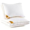 AIFY 20cm Extra Soft Comfortable To Sleep Restful 3D Set of 2 Pillow, Hotel-grade High-resilience Pillow, High, Cotton, High-type, Pillow, On,