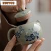 150ml Hand Painted Dancing Butterfly Xishi Teapot Japanese Tea Infuser Pot Tea Maker Kettle With Ball Hole Cha Decoration Craft