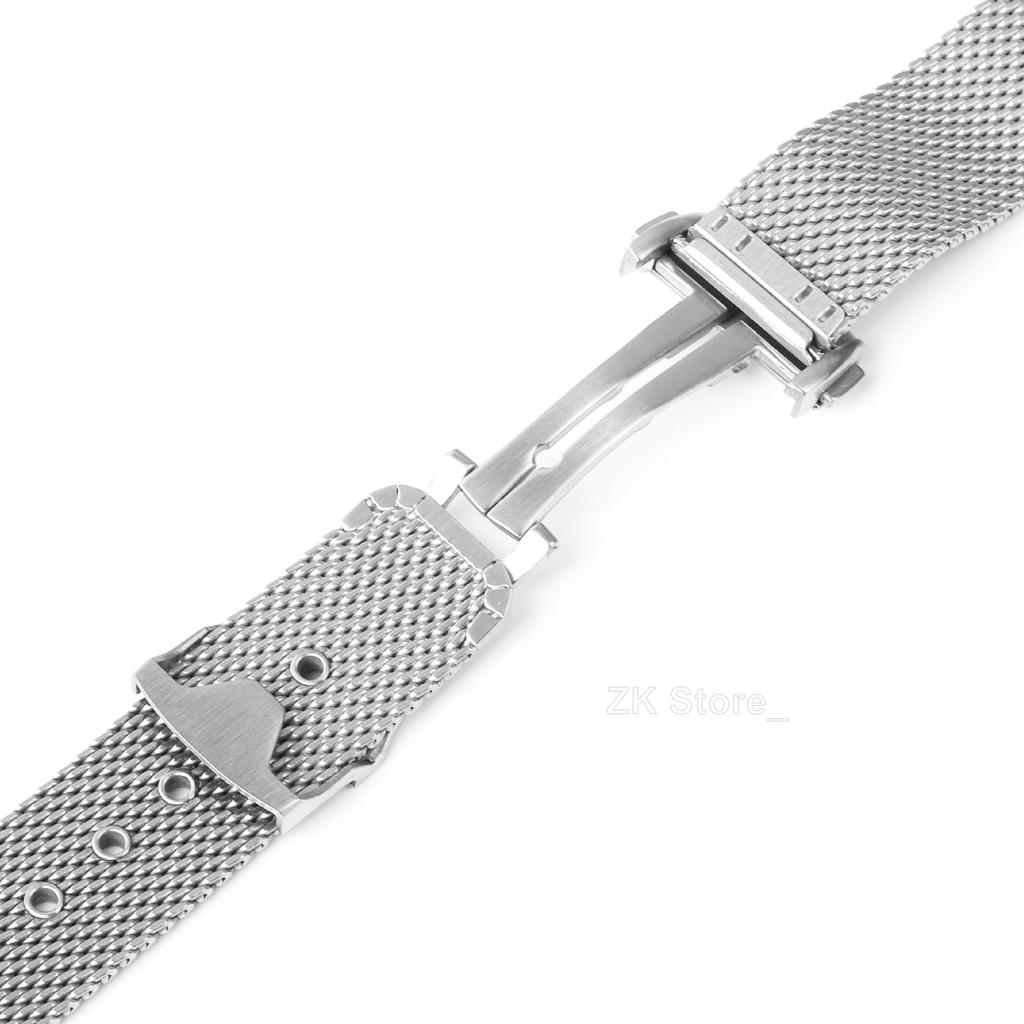 Milanese Mesh Stainless Steel Watch Band Bracelet 20mm 22mm Watchband for Omega 007 Unisex Replacement Strap Accessory