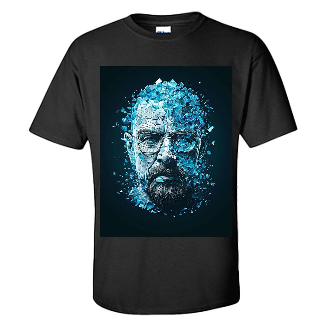 Breaking Bad T Shirt Shattering into Ice Walter White Shirt S-XXXL L