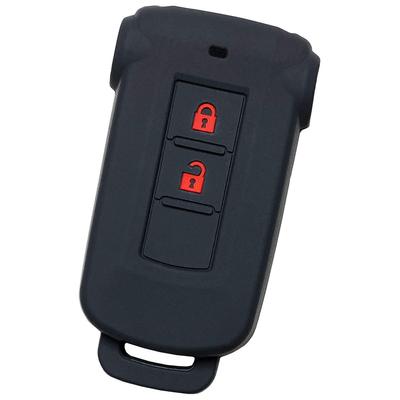 IKT Smart Key Silicone Cover Black Red / Delica D5 / Outlander PHEV/ek Space