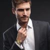 Men's Automatic Watch Genuine Leather Strap Analog Display 3ATM Waterproof Gold Silver Casual Business Fashion Accessory