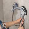 Aluminum Straight Pipe Wrench 18 in Automatic Jaw Adjustment 60CRV Jaw