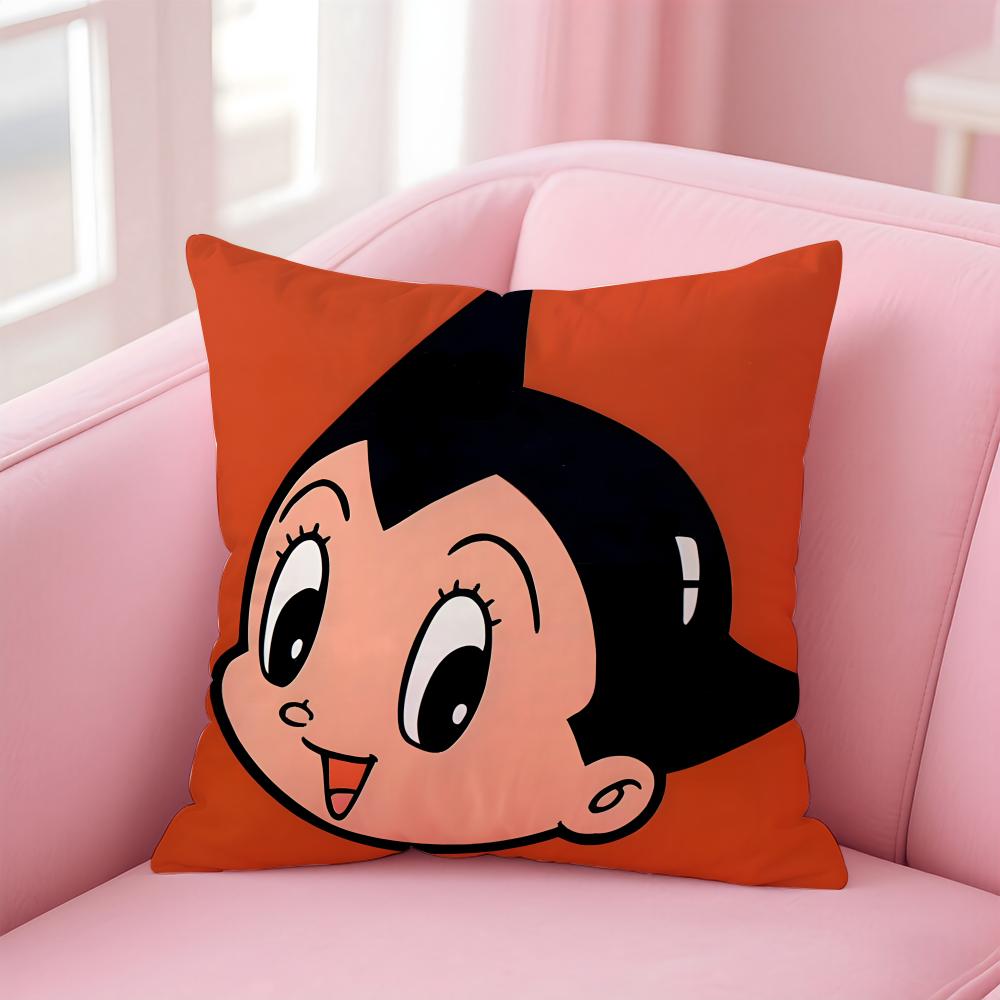 

anime A-AstroS B-BoyS Cushion Cover Comfortable Reversible Pillow Cover Ideal for Car Sofa Bedroom & Beyond 12x12Inch