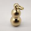 Brass gourd pendant car key jewelry pendant creative flat bottom gourd trinket gift recruiting rice pure copper ornament