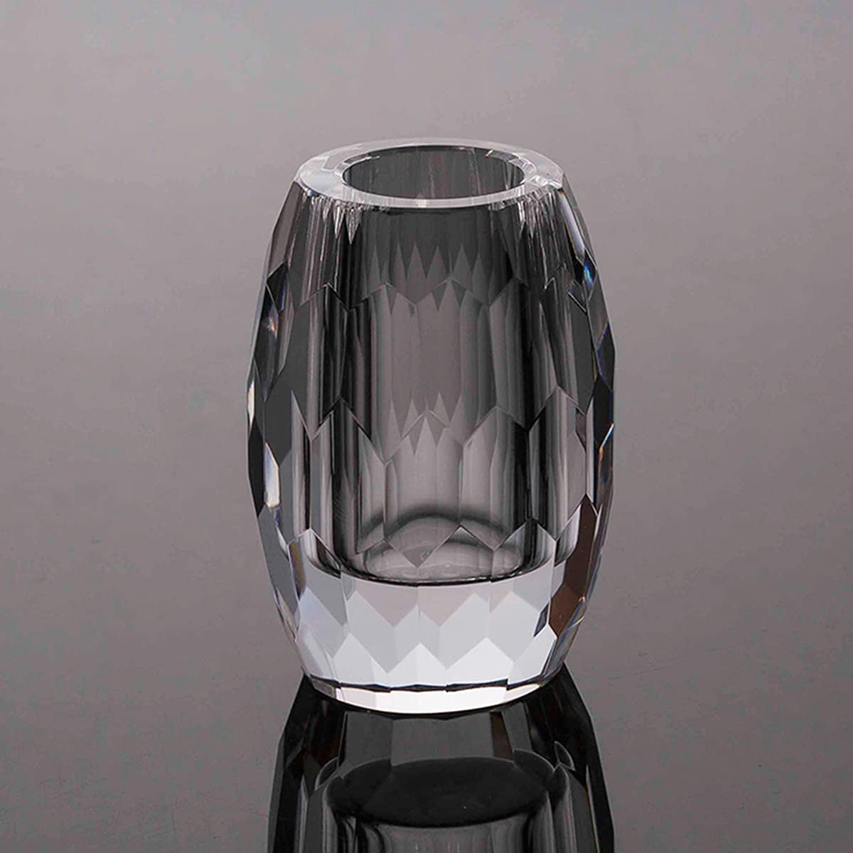 

Vega Buddhist Altar Flower Vase, 2.5 inches, Clear Crystal, Modern Buddhist Altar, Stylish