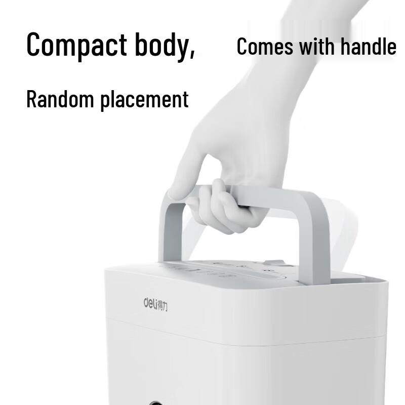 Deli GA160 10-Sheet P-4 Cross-Cut Paper Shredder CN plug (adapter included)