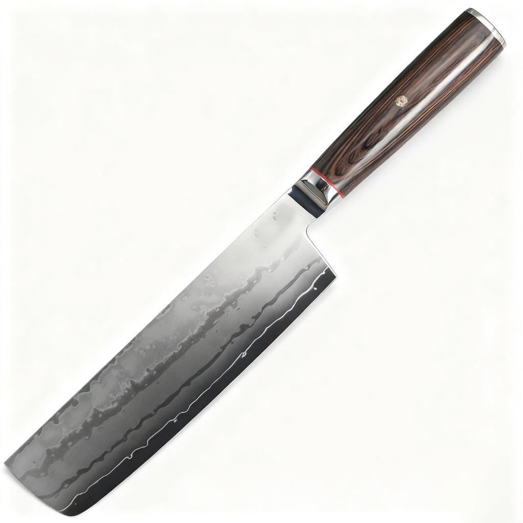 7 Inch Nakiri Knife 67-layers Damascus Steel Blade Wood Handle Chef Cleaver Meat Slicing Vegetable Japanese Kitchen Knife Cocina