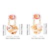 Stickable Couple Cartoon Keychains Stuffed Animal Plush Key Rings Cat Dog Plush Dolls  Men Women