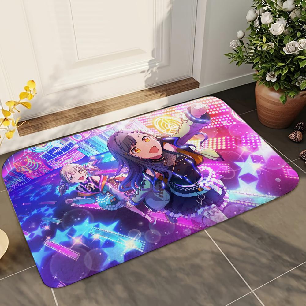 1pc Project S-Sekai Bathroom Absorbent Mats Anti-Slip Mats Home Decor Supplies Carpets Home Kitchen Floor Mats