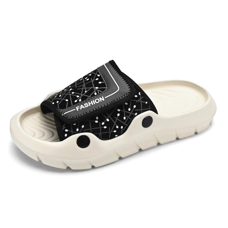 Fashion Summer Mens Slippers EVA Soft-soled Slides Sandals Indoor Outdoor Walking Beach Shoes Flip Flops Unisex Slippers Women Sandals