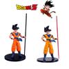 Large Dragon Ball Hand Puppet 20th Anniversary Goku Movie Edition Pvc Material 22.5cm