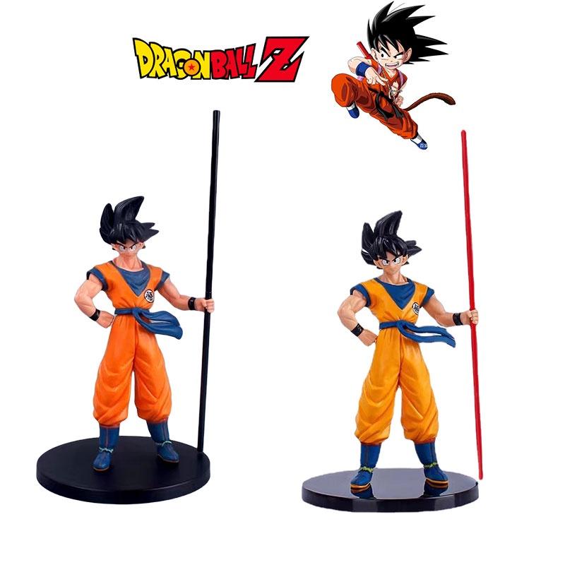 Large Dragon Ball Hand Puppet 20th Anniversary Goku Movie Edition Pvc Material 22.5cm
