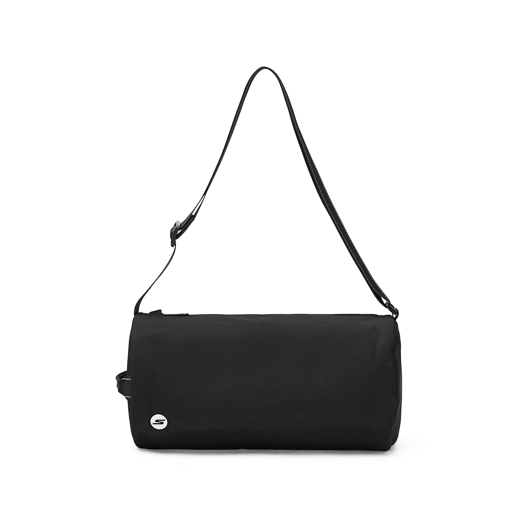 Skechers Comfortable Casual Fabric Crossbody Bag Unisex Bags Carbon-Black P324U016-0018 Carbon Black