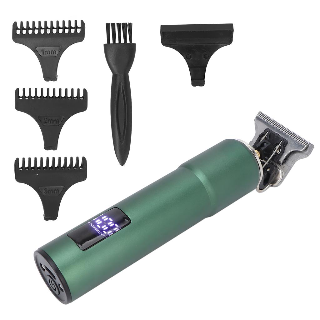 Professional Electric Hair Clipper Cordless Rechargeable Hair Trimmer Hair Cutting Kit with LCD