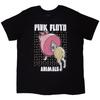 Pink Floyd 'Animals Cartoons' Short Sleeve Black Cotton T-shirt, Size S-5XL Unisex T-Shirt