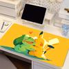 Gaming Mouse Pad Anime xxl Computer Gamer Desk Mouse Mat For CS GO Lock edge thickened Kawaii P-Pokemon Pikachu Rubber Mousepad