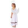 Girls 3 Pieces Greek God Roman Costume Outfit Metallic Gloss Patchwork Sleeveless Dress with Feather Angel Wings and Hair Hoop Cosplay Stage
