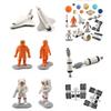 Space Rocket Satellite Model Set With Pvc Material For Kids Educational Science Toys