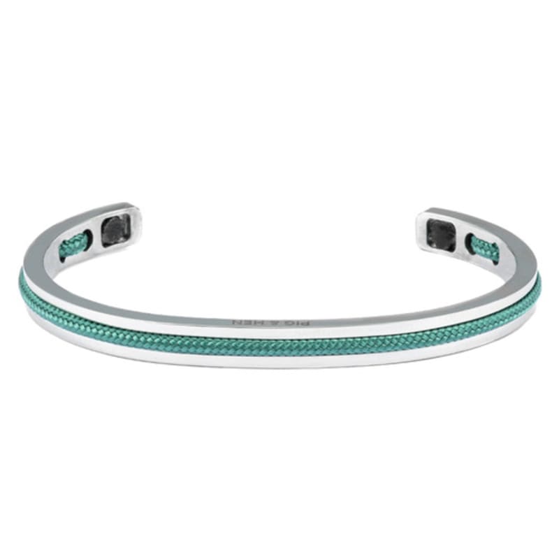 

PIG & HEN Nabak 6 Bracelet - Patina Green X Silver ML