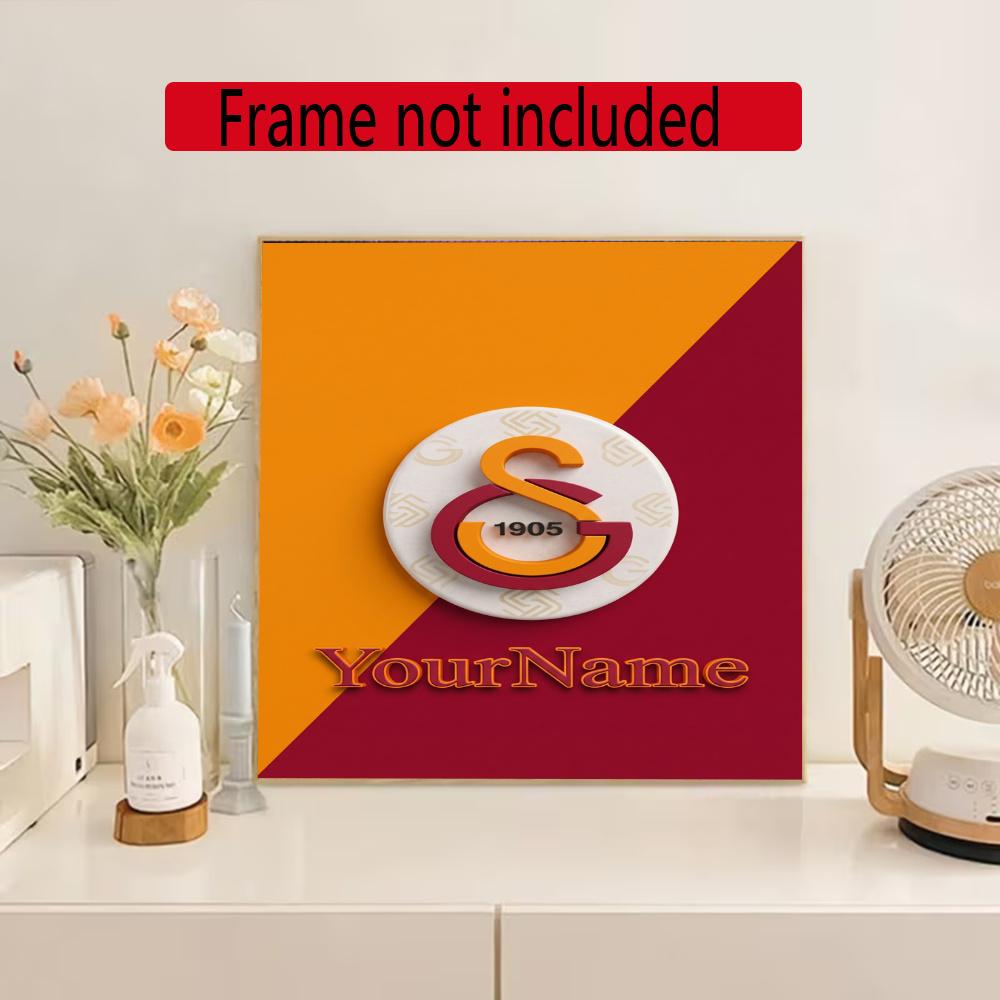 Galatasaray Customize Text Diamond Painting Round Diamond Mosaic Suitable For Beginners Diamond Painting Rhinestones Gift Frameless