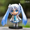 Anime Hatsune Miku Figur Mini Charakter Ornamente Kawai Rosa Grün Hatsune Heim Schreibtisch Dekoration Erwachsenen Spielzeug Kind Geburtstagsgeschenk