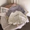 Cotton Long Sleeve Kids T Shirt Unisex Cartoon Printed Casual Children Tops