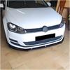 For Vw Golf 7 Golf Mk7 Mk7.5 2012-2019 Car Front Bumper Lip Spoiler Splitter Gloss Black Protector Cover Body Kit Spoiler Guard