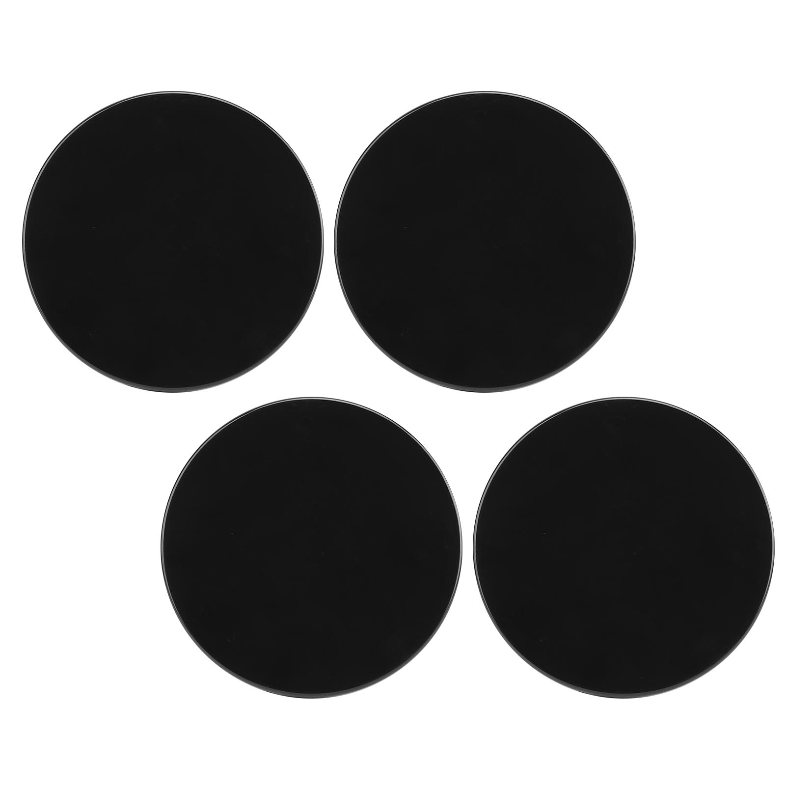 

4 шт. Колпак центра колеса 60 мм внутренний диаметр 70 мм внешний диаметр Замена центральной ступицы колпака обода автомобиля Универсальный для чёрный