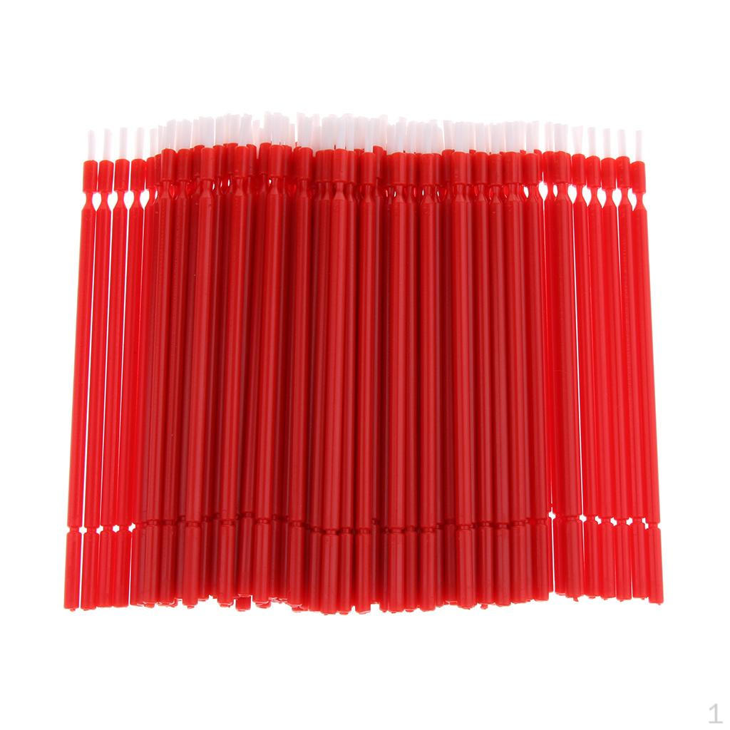 100 Count Disposable Precision Brushes, Assorted Lengths