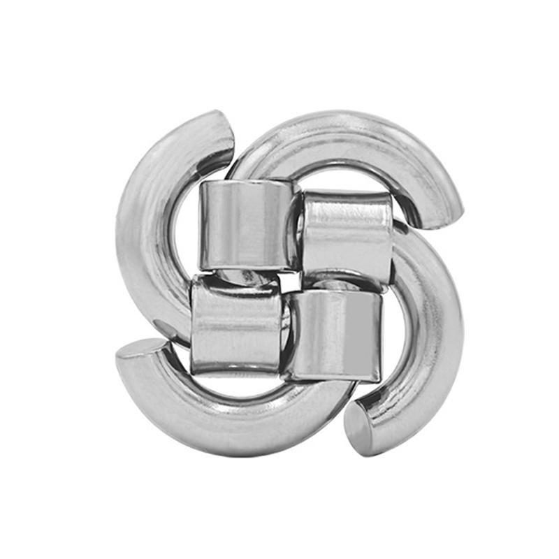 Difficult Disentanglement Brain Teaser Metal Puzzles For Adults and Kids Smart Logic IQ Test Mind Challenge Educational Toys