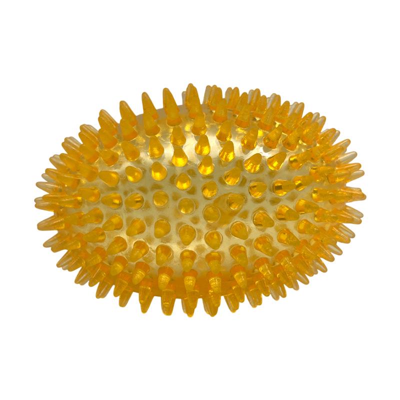 Pet Spiky Sounding Ball: Bite-Resistant Elastic Toy for Medium and Large Dogs