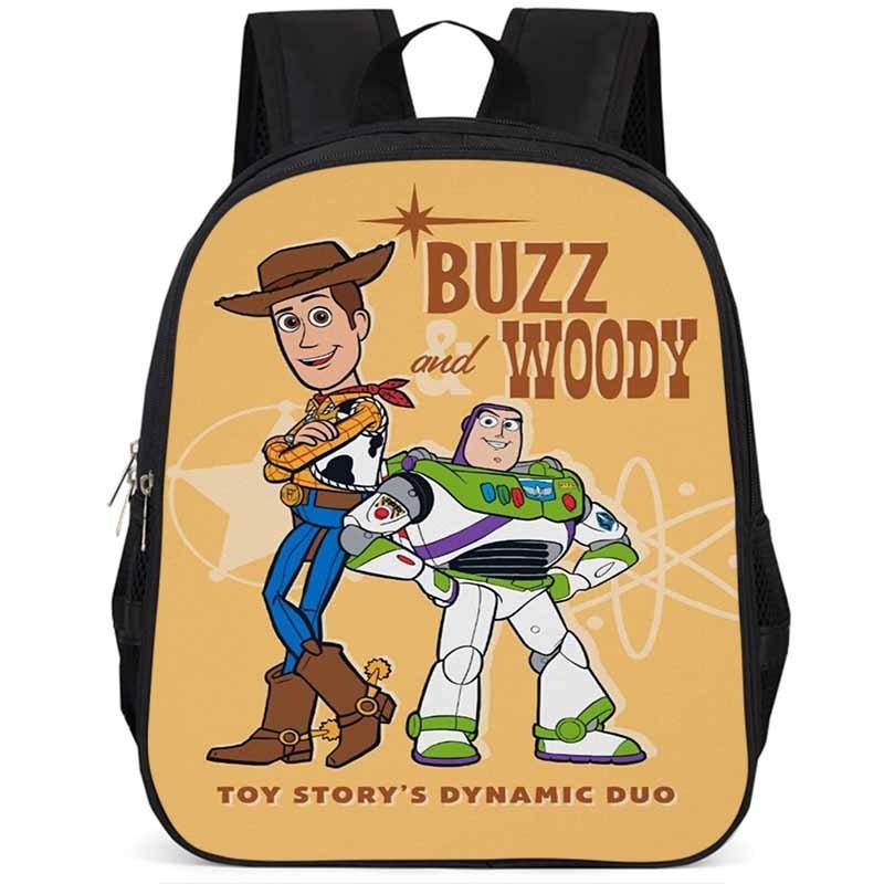 Buzz Lightyear 15-inch Large Capacity Backpack Lightweight Durable Oxford School Bag
