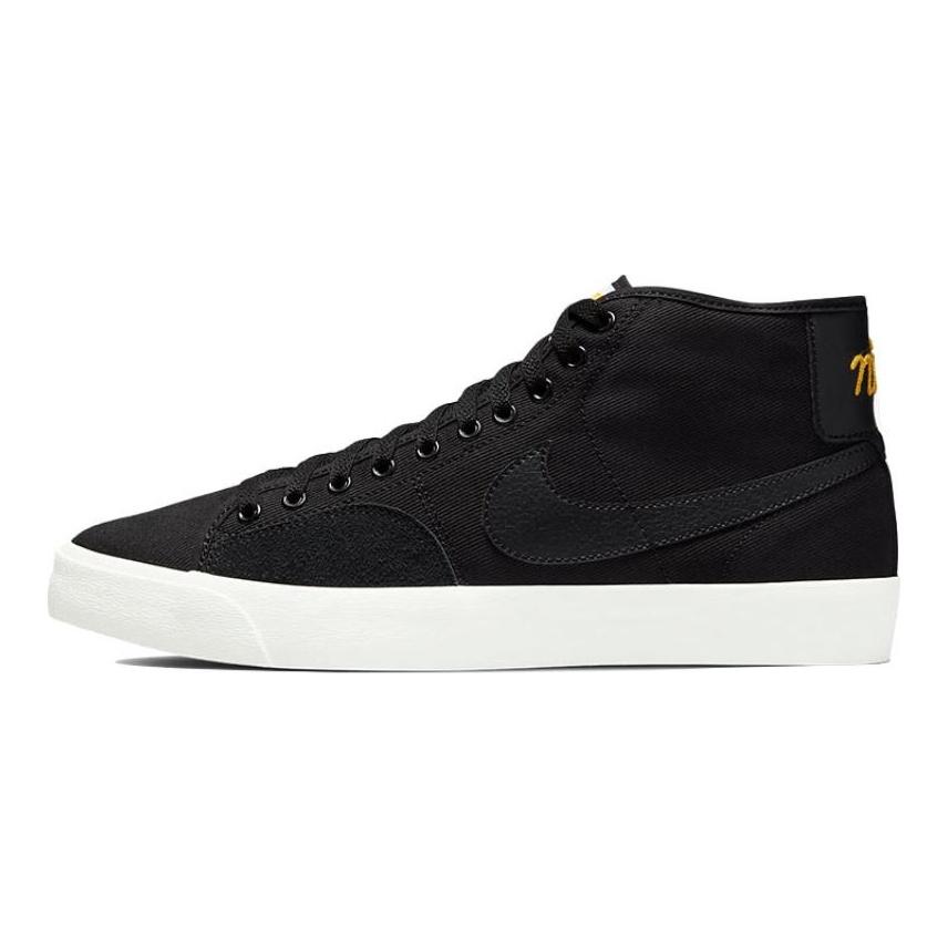 Nike Sb Blzr Court Mid Premium Black White Skateboard Shoes DH7479-001