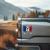 France Football Autoaufkleber Wasserabweisend LKW Auto Fenster Stoßstange Tankdeckel Karosserie Styling Ornament Vinylaufkleber