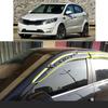 For KIA K2 Hatchback 2011 2012 2013 2014 2015 2016 2017- Car Sticker Plastic Window Glass Wind Visor Rain/Sun Guard Vent