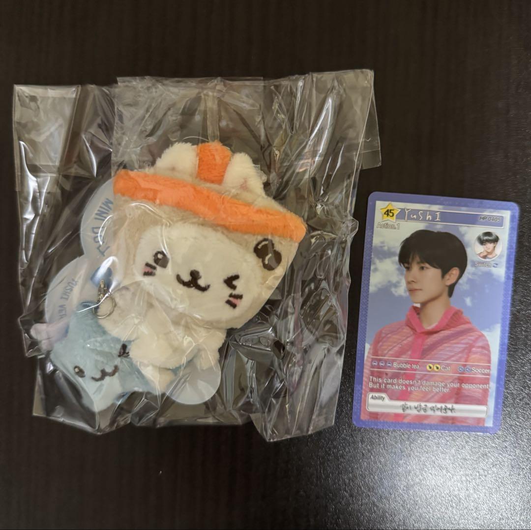 

[Б/У] NCTWISH Сеульский концертный лайтстик Мини-кукла Брелок Юши Bubble Nyan