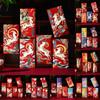 Chinese Style Goat Year Money Envelope Calligraphy Thickened Paper Lucky Red Pocket Blessing Words Traditional