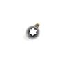 Great MONTBLANC fountain pen Meisterstück 147 Traveler white star black 14K mens Used
