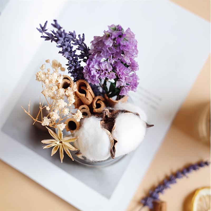 Multicolor Dried Flowers & Leaves DIY Craft Kit Resin Molds for Jewelry, Nail Art, Candles, Soap Making & Home Decor