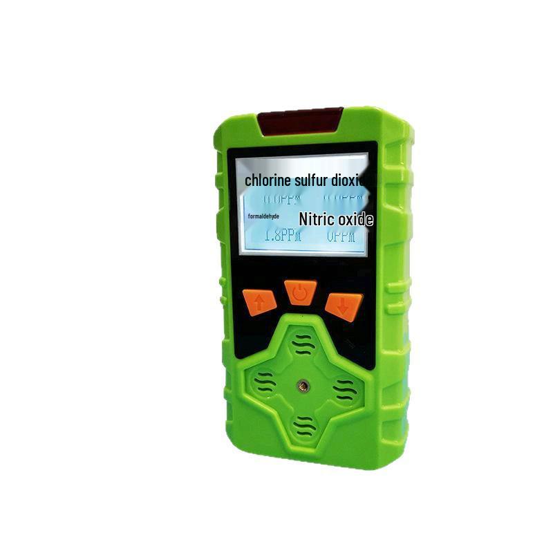 4-in-1 Portable Gas Detector: Oxygen, Carbon Monoxide, Hydrogen Sulfide, Ammonia, Chlorine.