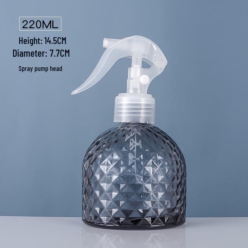 Stylish Glass Refill Bottle for Hand Sanitizer, Lotion, Shampoo, Shower Gel - Press-Type for Home Bathroom