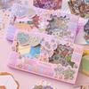 PET 3D Scene Stickers Fantasy Park Theme 60-Sheet Cute Stickers Books Creative Cartoon Style Miniature Scene Stickers DIY Crafts