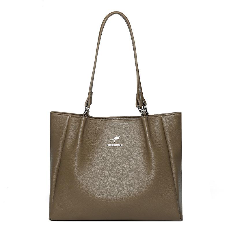 Handbag Large Capacity Commuter Women's Shoulder Bag PU Tote Bag