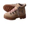 Timberland Women's Stone Street Mid Platform Boot Beige Synthetic Leather A27VJEN3