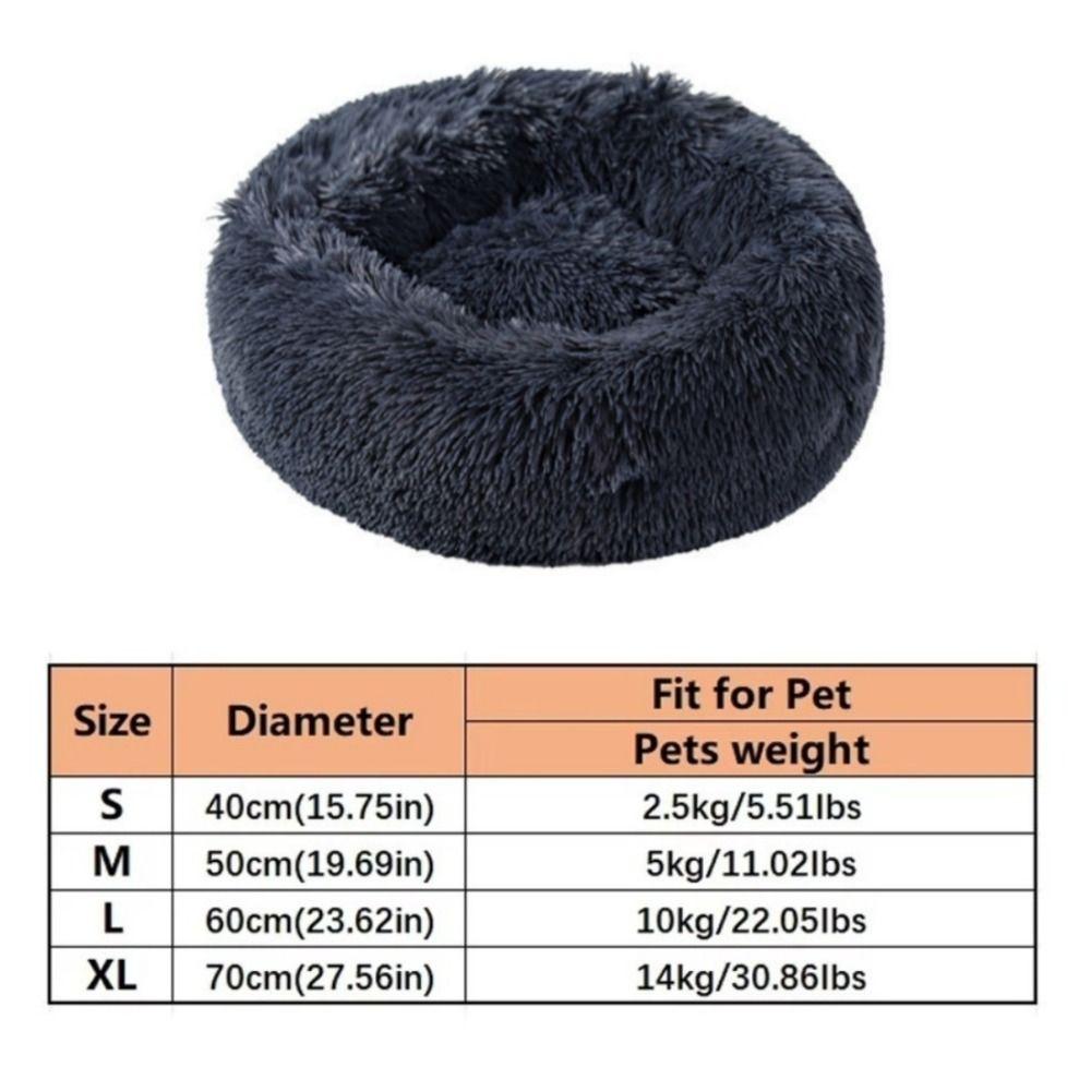 Cama Almofada para Gato de Estimação de Pele Sintética Cama Macia para Dormir Nova Cama Calmante para Cachorro para Cão Pequeno e Gato