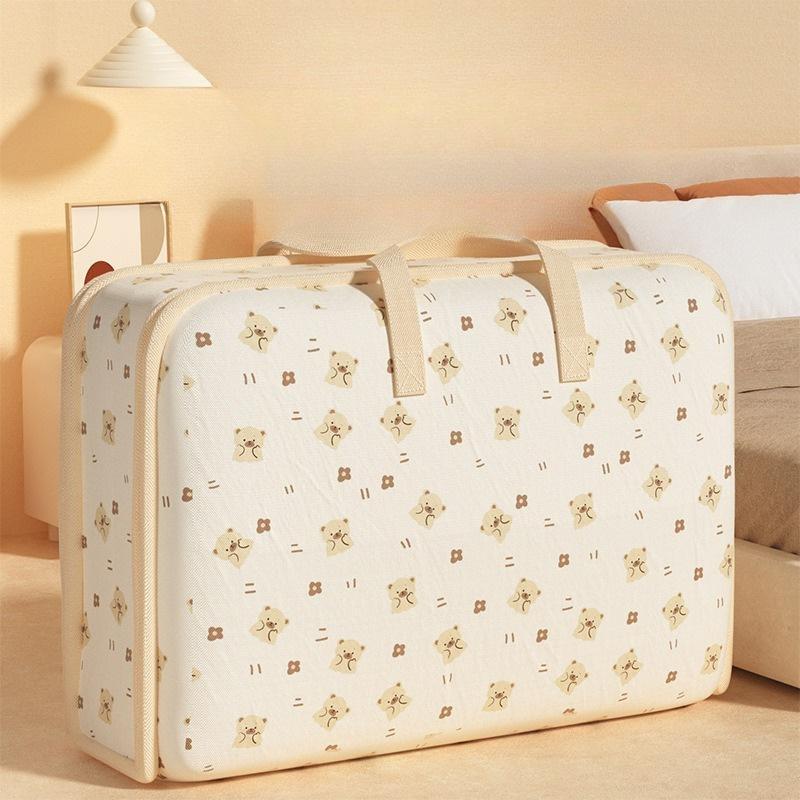 Large Quilt Clothes Storage Bag Non-Woven Dust Proof Foldable Clothing Storage Box Duvet Blanket Sorting Bag Underwear Organizer