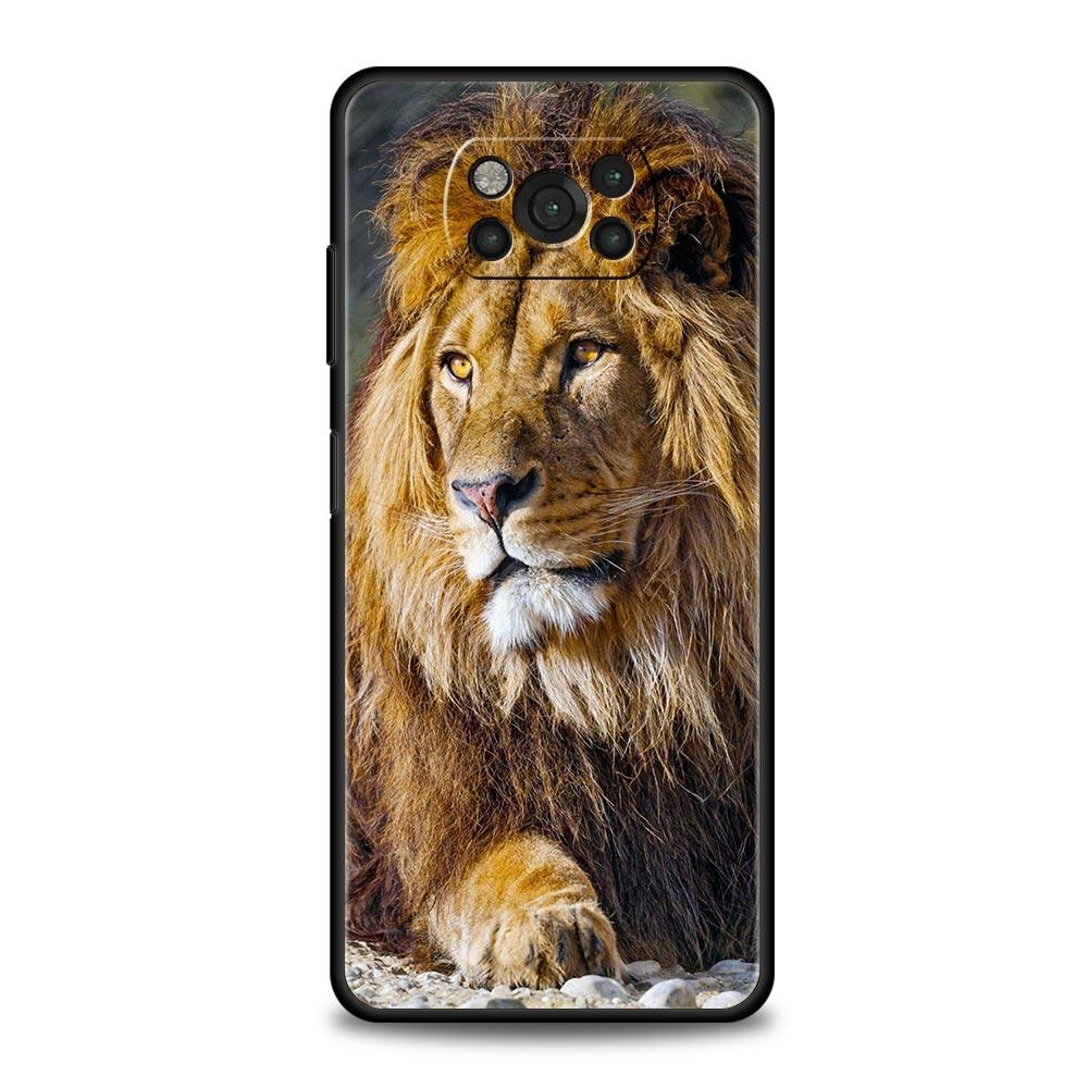 Tiger Lion Leopard Phone Case For Xiaomi Mi Poco X3 NFC M3 F4 F3 M4 X4 Pro 5G Note 10 12 Lite 11 11T 10T 11X 13 12T Pro 9T Cover