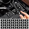 Fashion New Car Styling 3D Car Interior Dekoration Stickers Badges For Peugeot 206 207 208 306 307 308 508 106 107 108 2008 3008