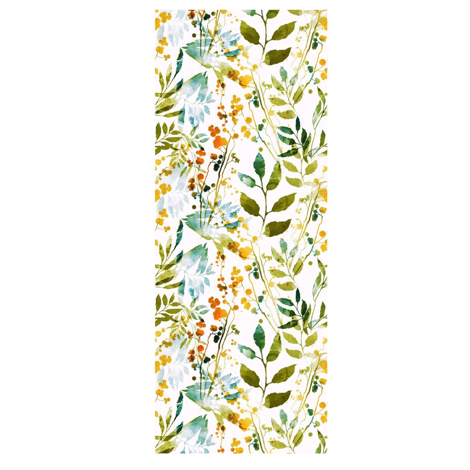 17.7 x45.6 Stained Glass Window Film, Static Cling Window Privacy Film Decorative For Bedroom 45 x 116cm#0